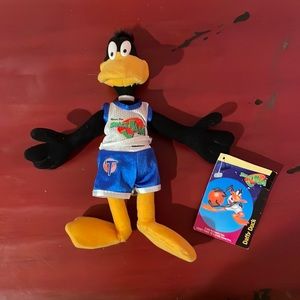 Vintage Space Jam Daffy Duck plush
